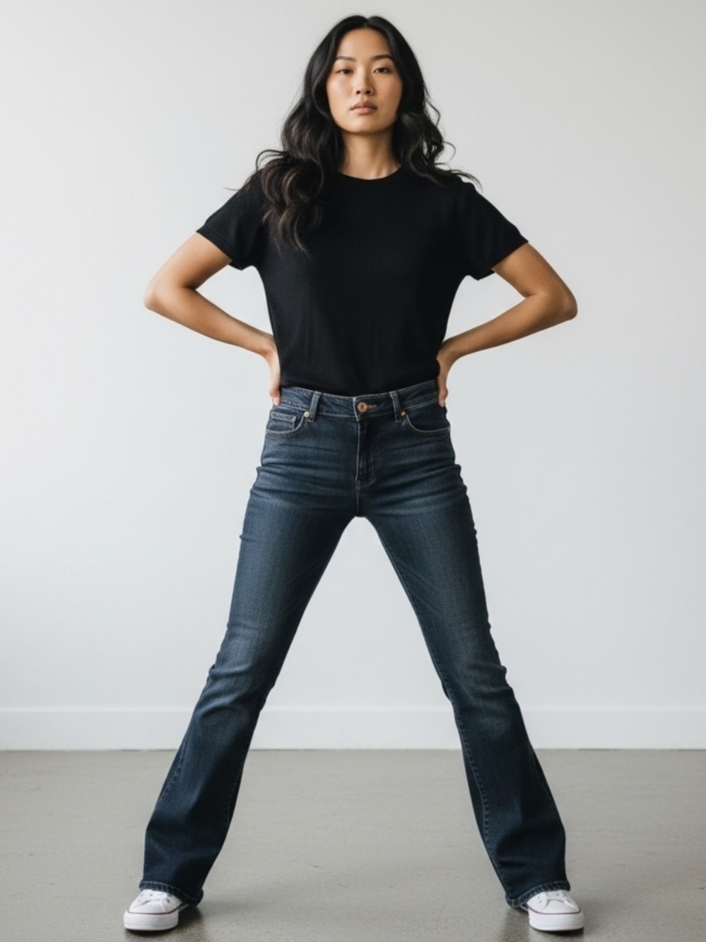 Simply Vera Vera Wang Dark Blue Bootcut Jeans, size 6 NWT